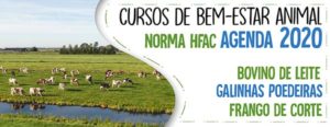agenda 2020 de cursos de bem-estar animal